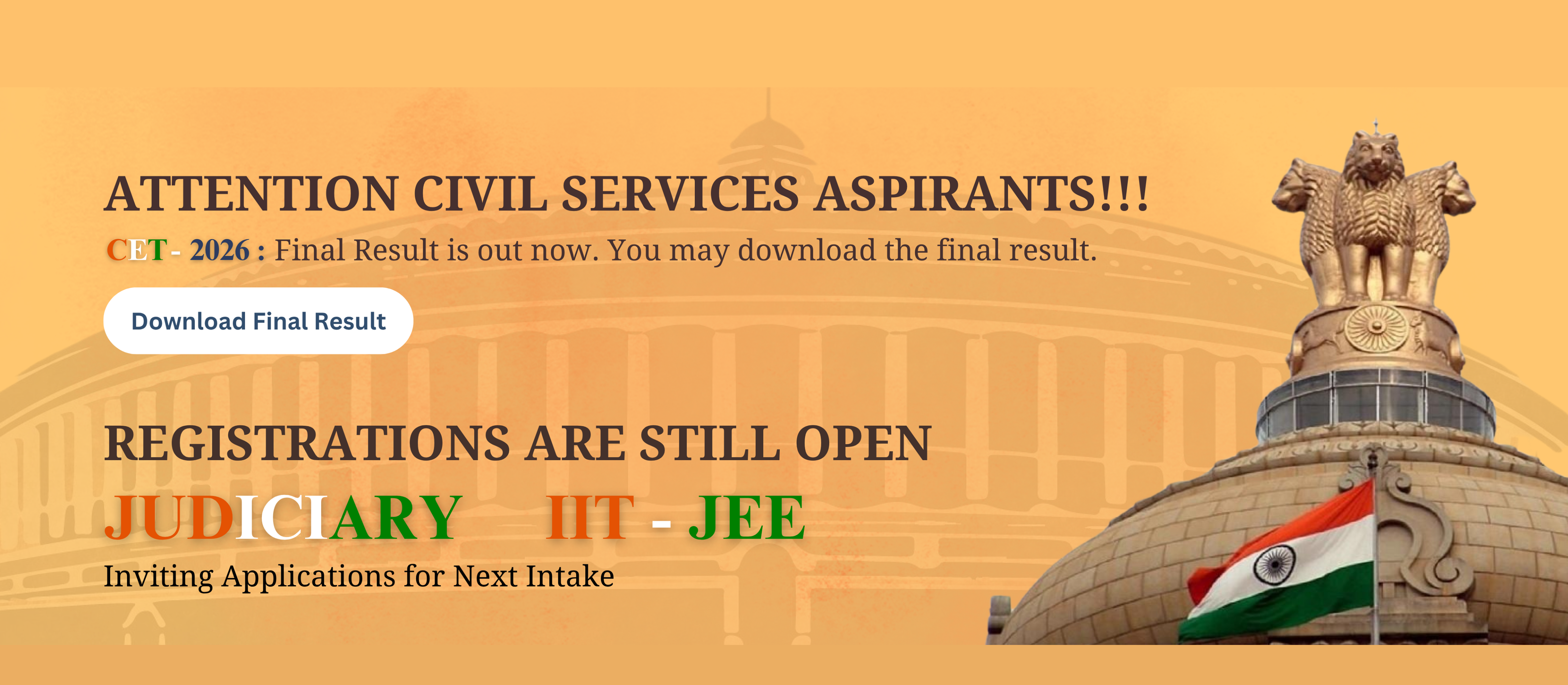CET-2026 results and registrations